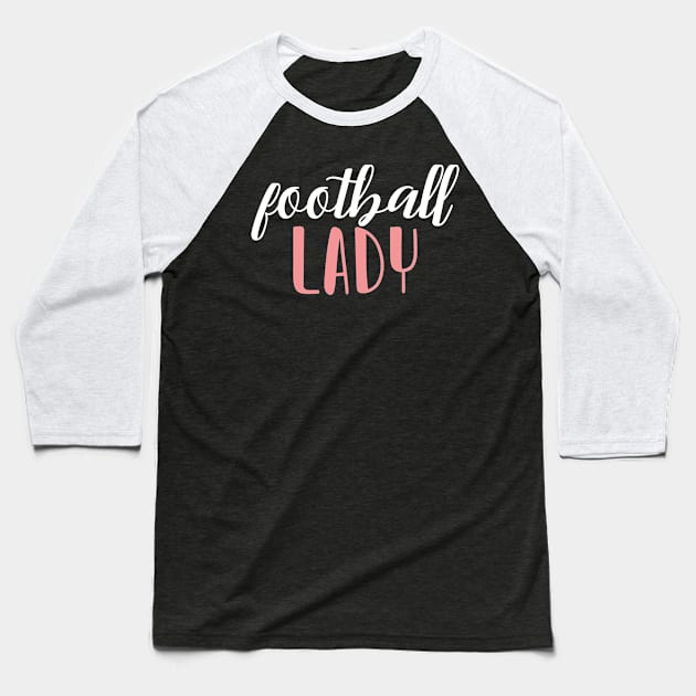 football lady - football girl Baseball T-Shirt by bsn